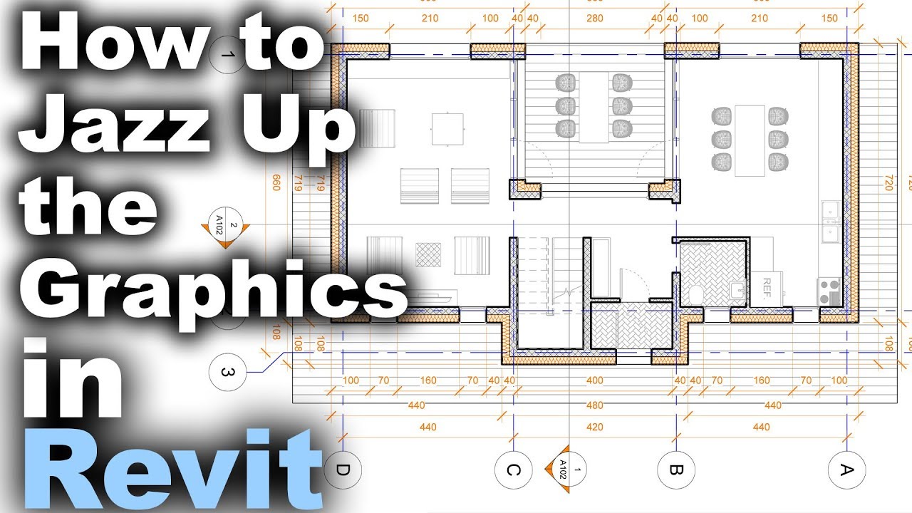 How to Jazz up Floor Plan Graphics in Revit Tutorial