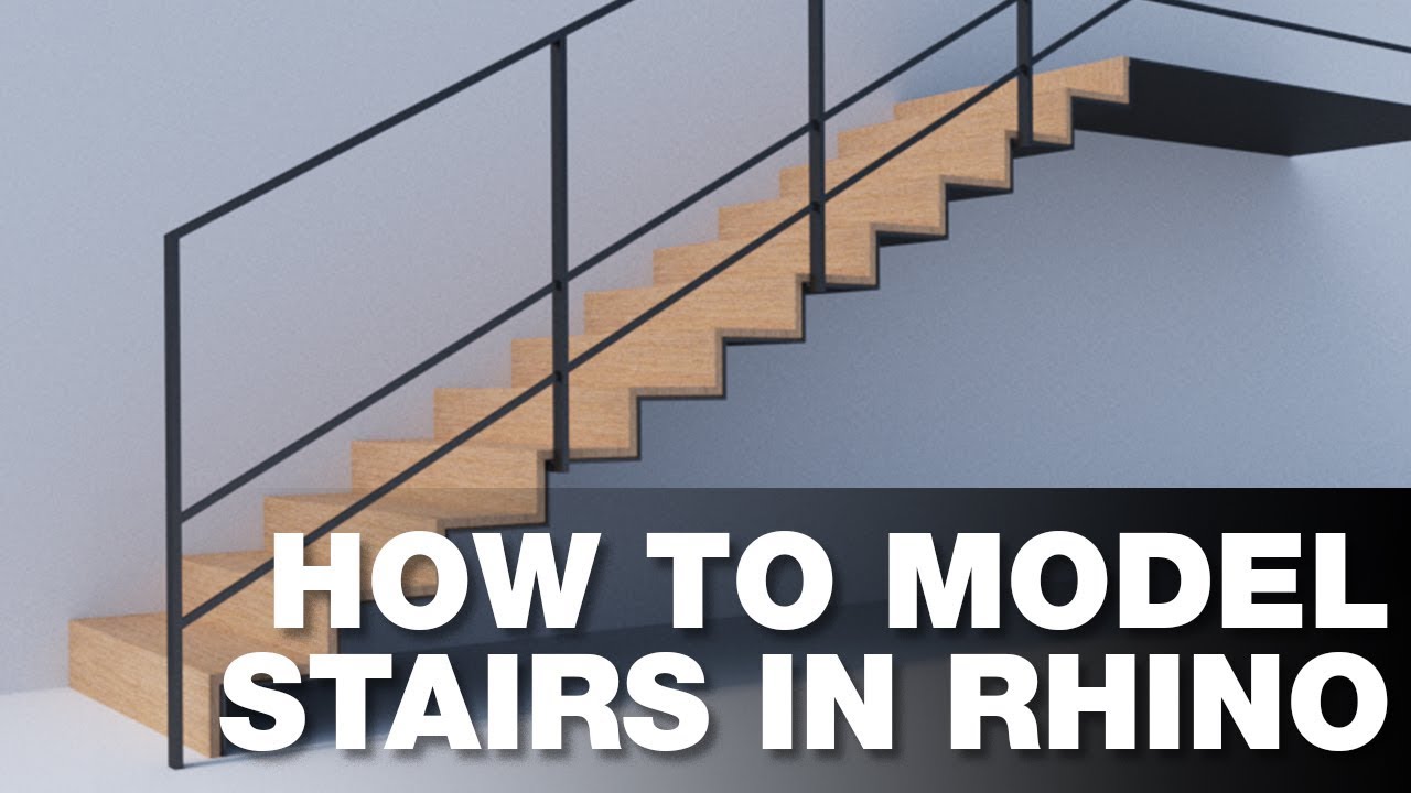 How to Model Stairs in Rhino - Dezign Ark