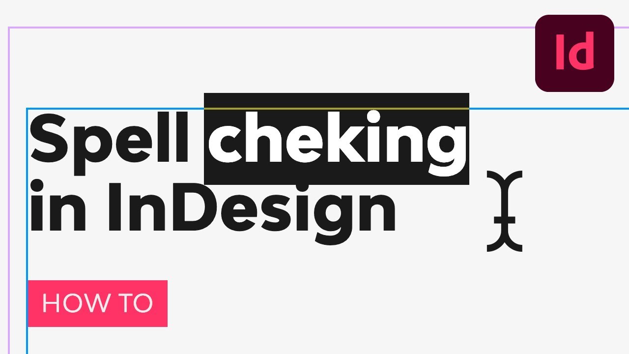 spell check in indesign