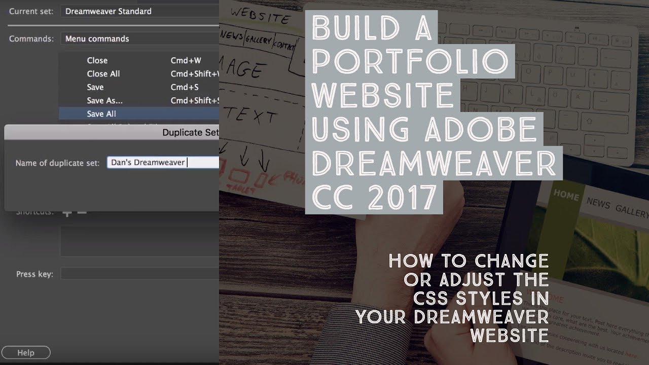 how-to-change-or-adjust-the-css-styles-in-your-dreamweaver-website