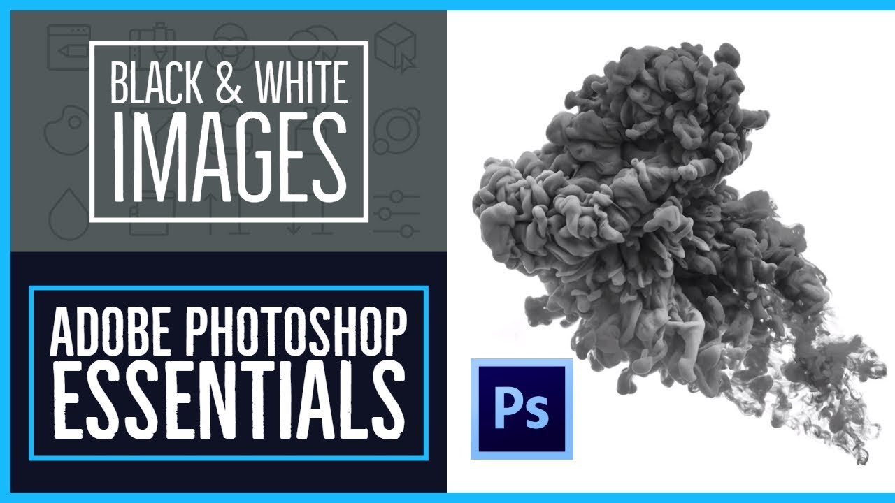 How to make an image black & white in CC