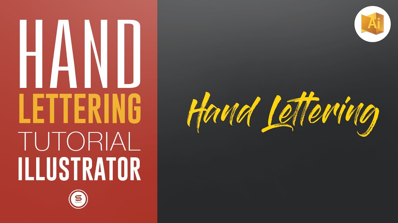 Illustrator Hand Lettering Tutorial Digital Hand Lettering Satori