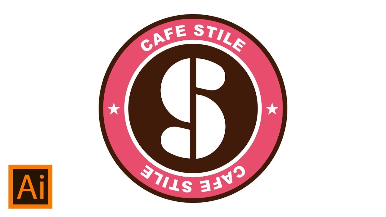 Illustrator Tutorial How To Make Stile Cafe Logo Dezign Ark