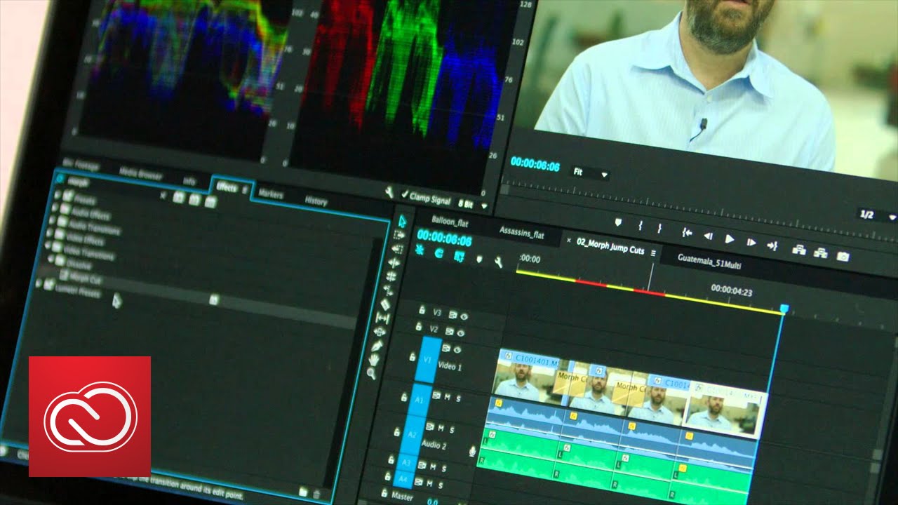 Morph Cut In Premiere Pro Adobe Creative Cloud Dezign Ark