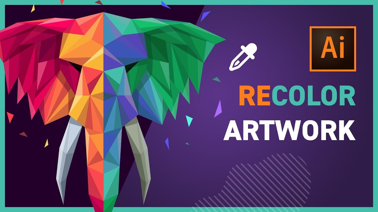 RECOLOR ARTWORK in Adobe Illustrator CC 2019 Dezign Ark
