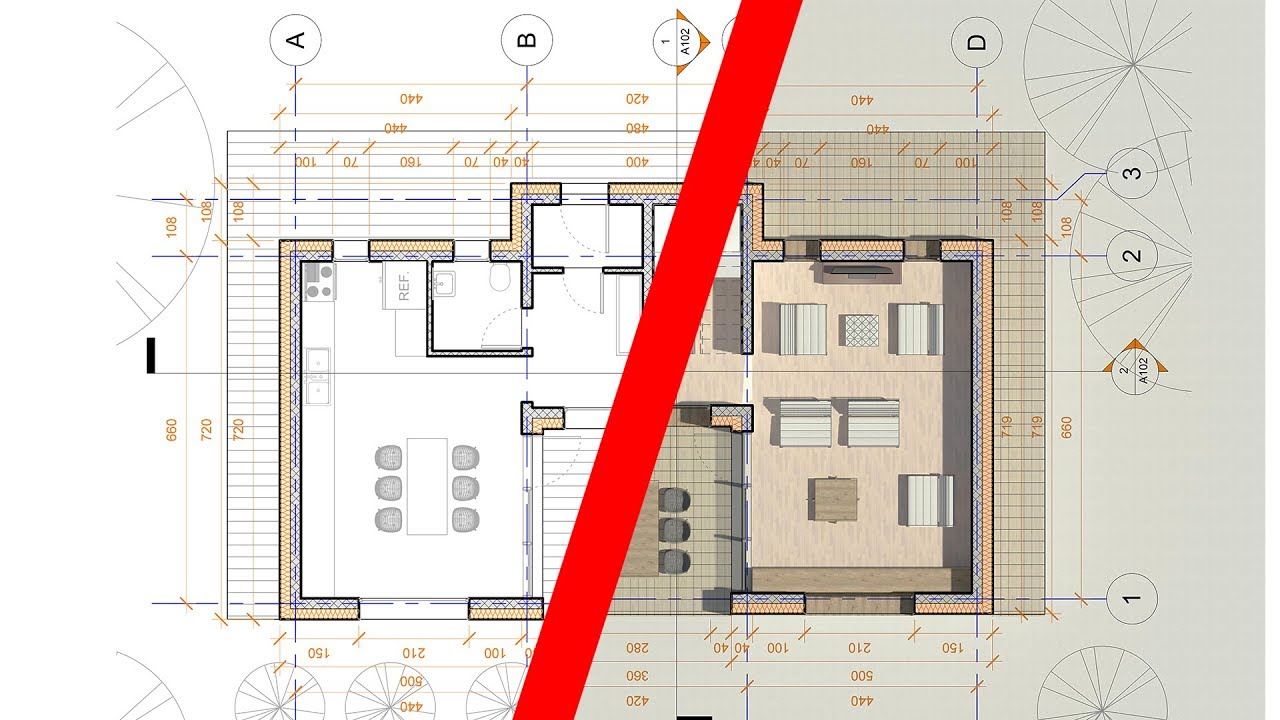 Rendered 2D Floor Plans in Revit Tutorial Dezign Ark