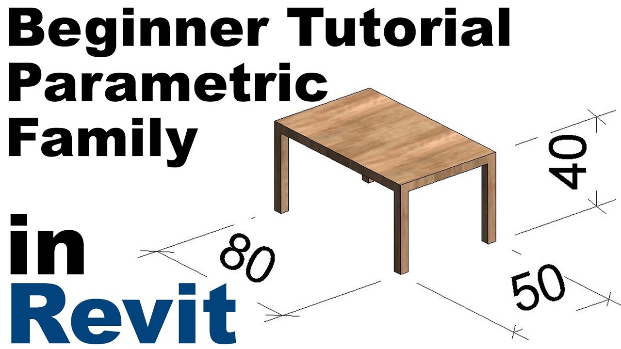 Revit Beginner Tutorial - Parametric Family - Dezign Ark