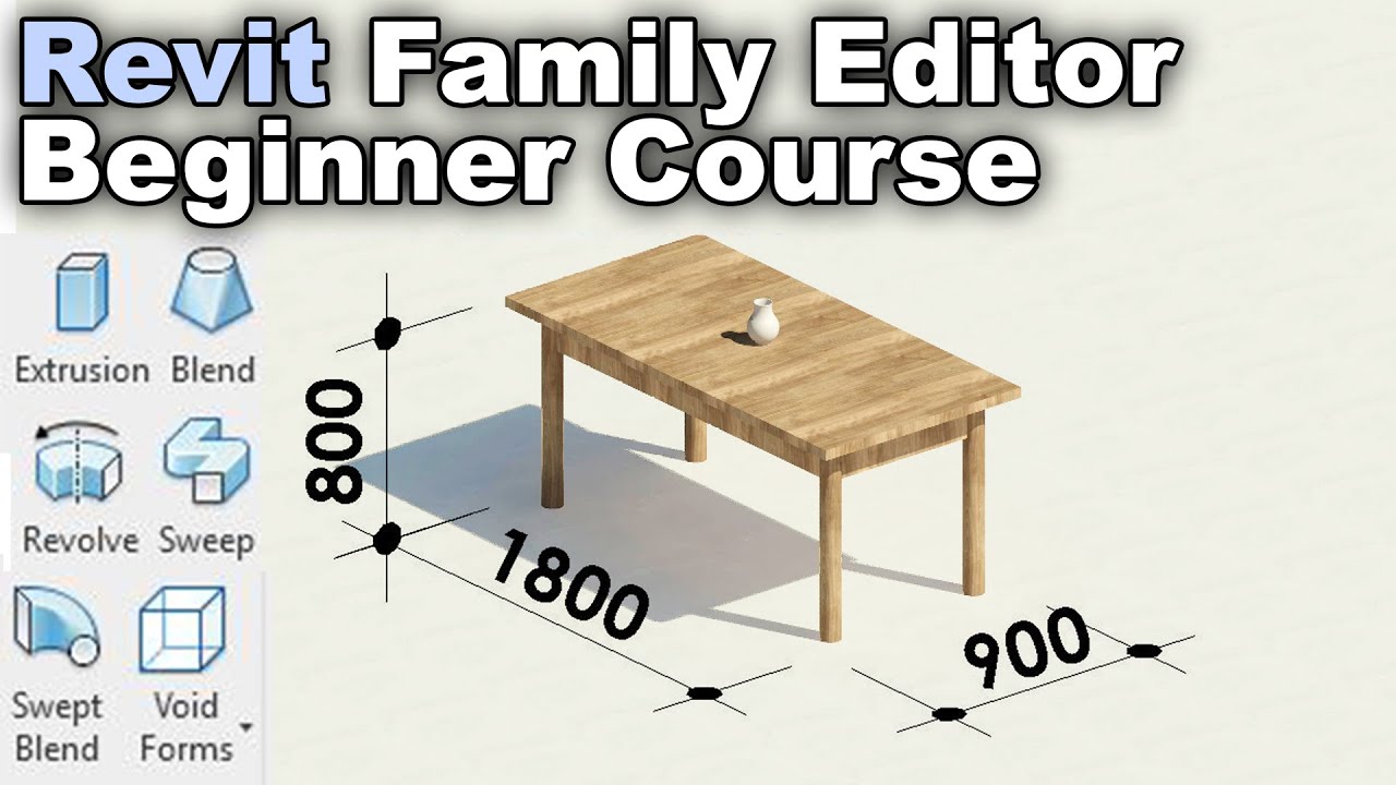 Revit Family Editor Beginner To Expert Course - Dezign Ark