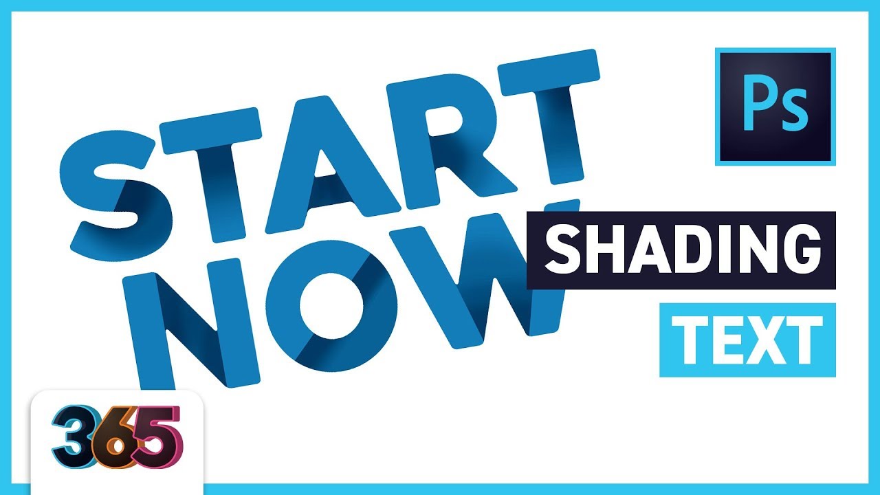 Shading Text | Photoshop CC Tutorial #261/365 - Dezign Ark