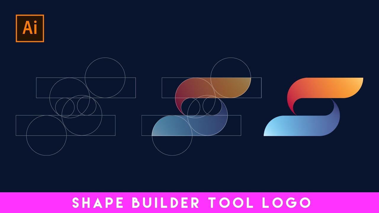 Shape Builder Tool Logo Design In Illustrator Dezign Ark