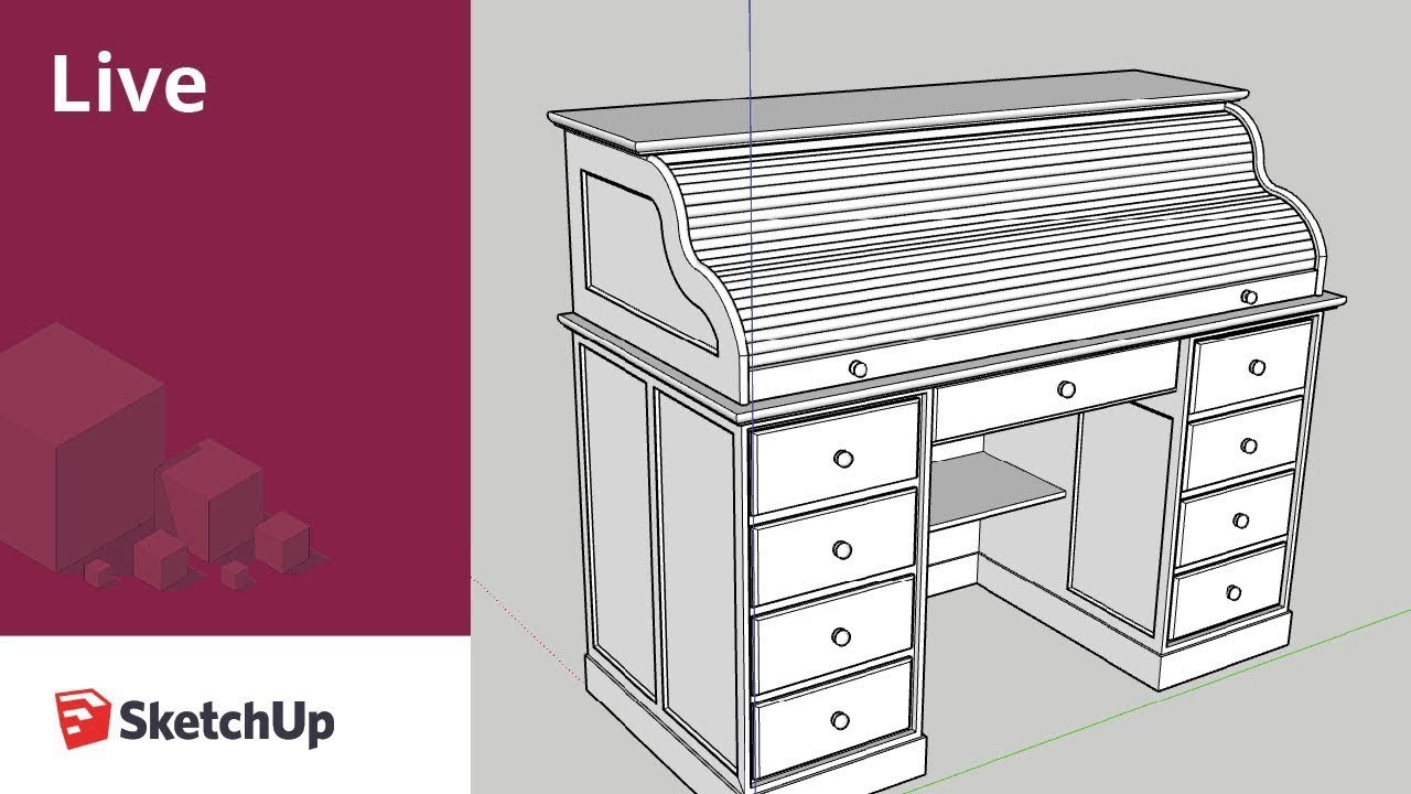 SketchUp Live Modeling Furniture - Dezign Ark