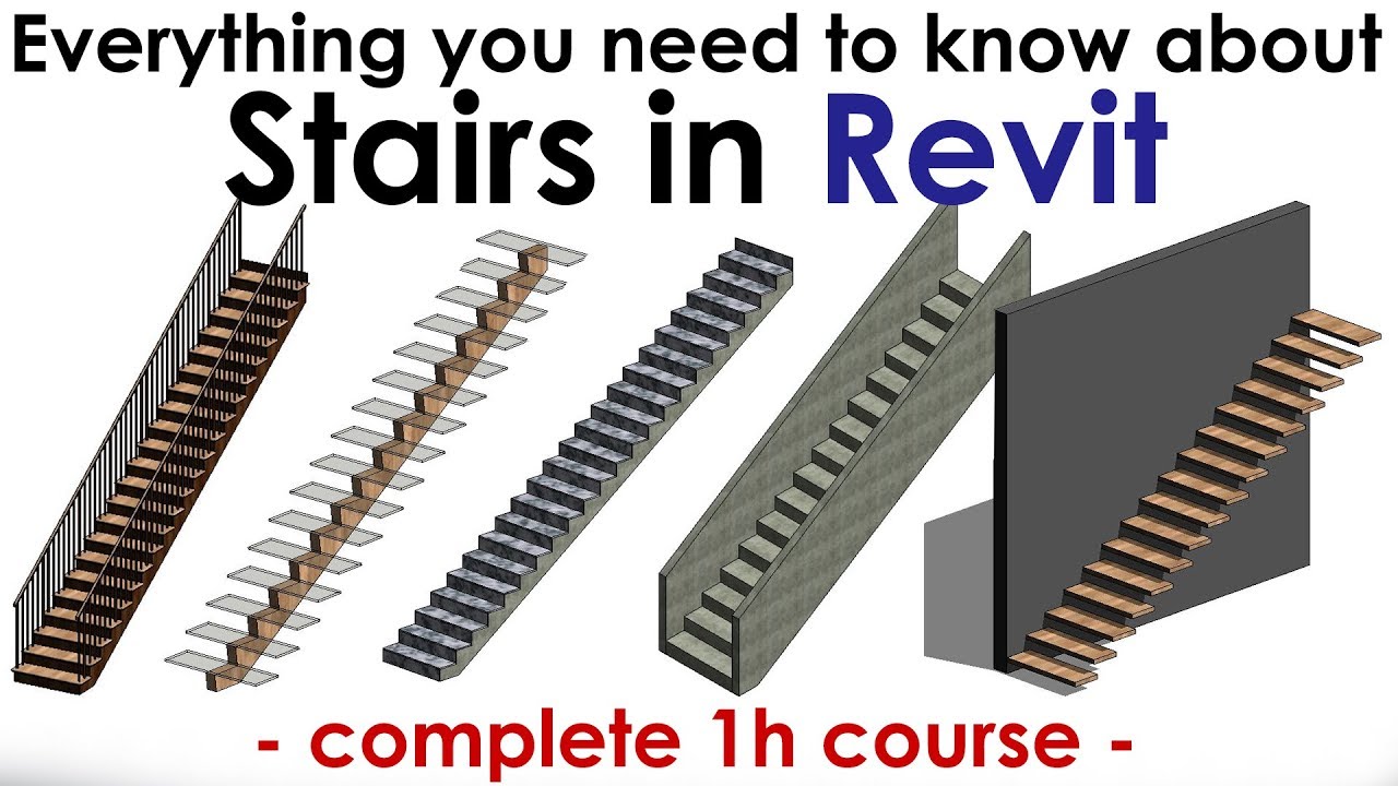 Stairs in Revit Complete 1h Course Dezign Ark