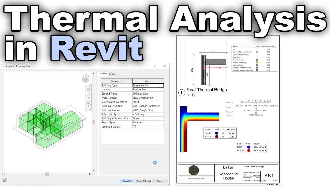 Thermal Analysis in Revit Tutorial with Numfem Dezign Ark