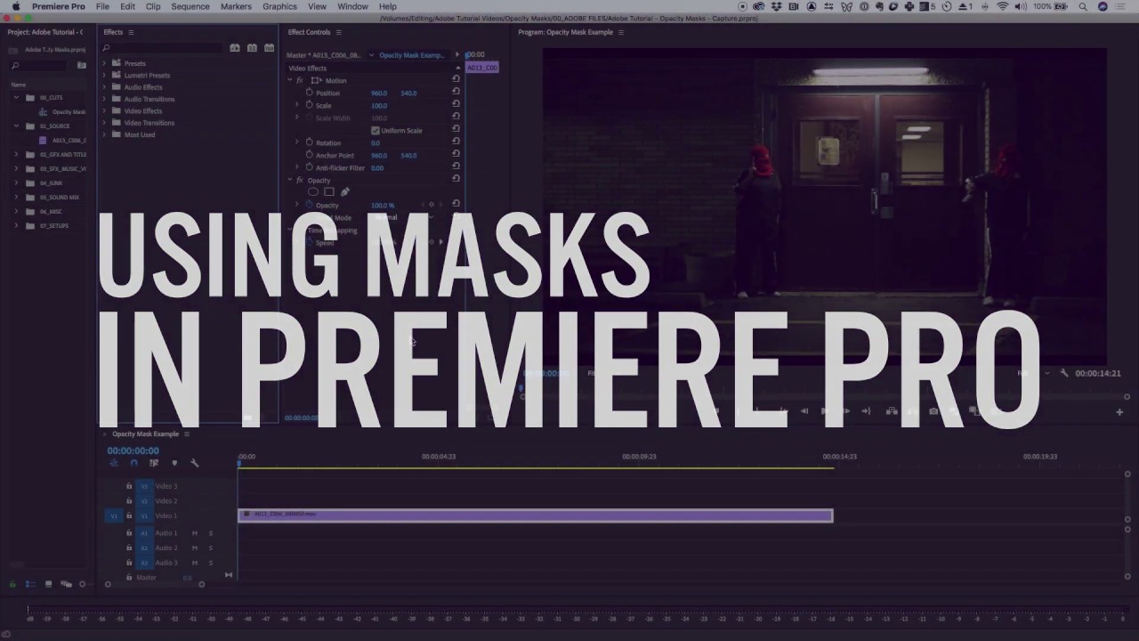 video masking in premiere pro