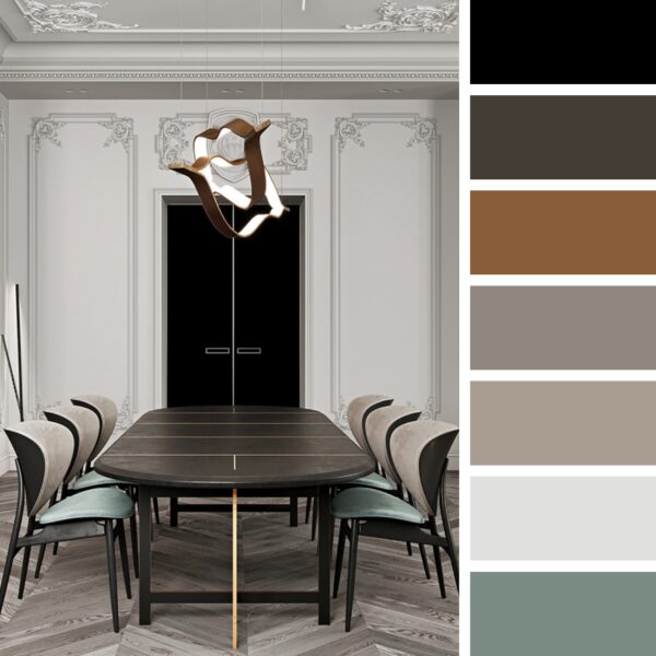 AB Gray and Rough – Dining Room