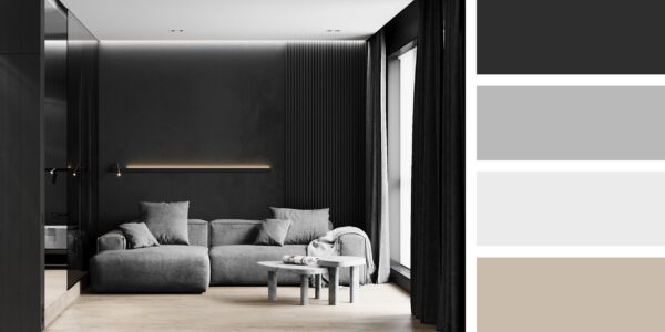 Black Apartment – Living Room