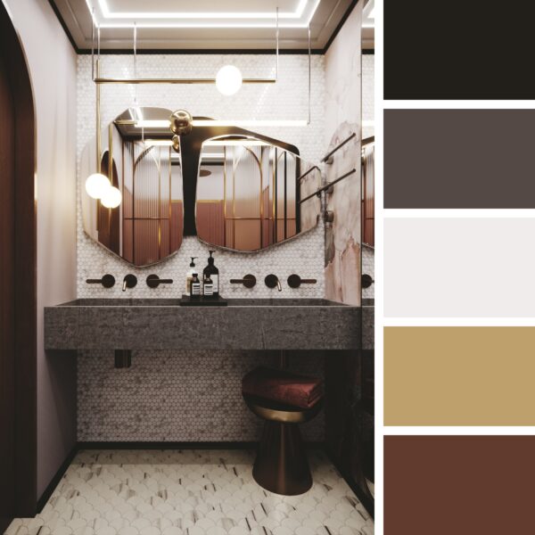 Color Apartment in Saint Petersburg – Bathroom