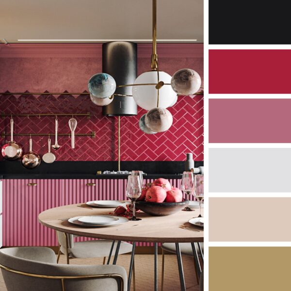 Color apartment in Saint Petersburg – Kitchen