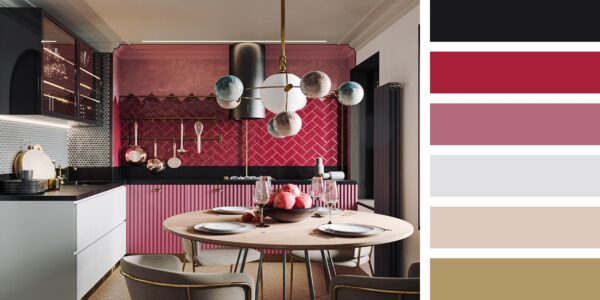 Color apartment in Saint Petersburg – Kitchen