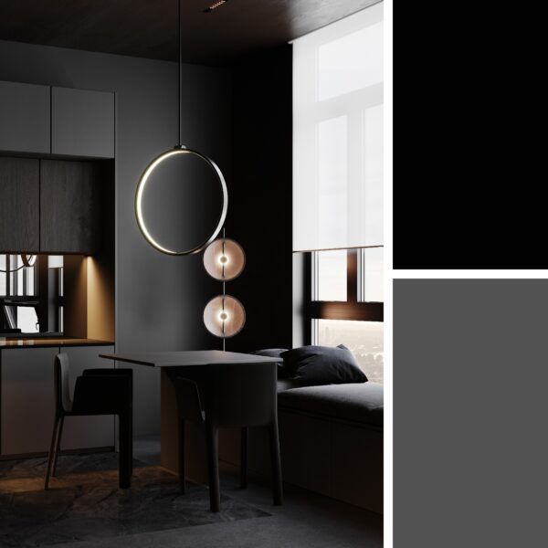 Dark Grey Apartment – Dining Room