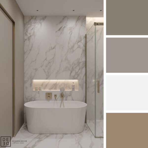 DE&DE Neutrals with golden touch – Bathroom