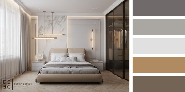DE&DE Neutrals with golden touch – Bedroom