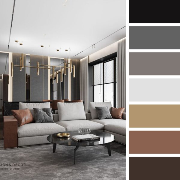 De&De Apartment with Soft Accents – Living Room