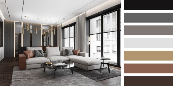 De&De Apartment with Soft Accents – Living Room