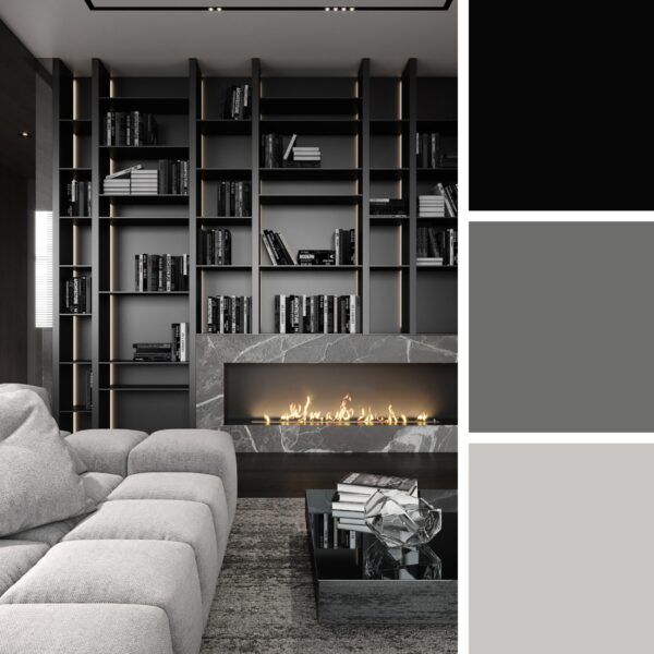 Grey Tints Apartment – Living Room