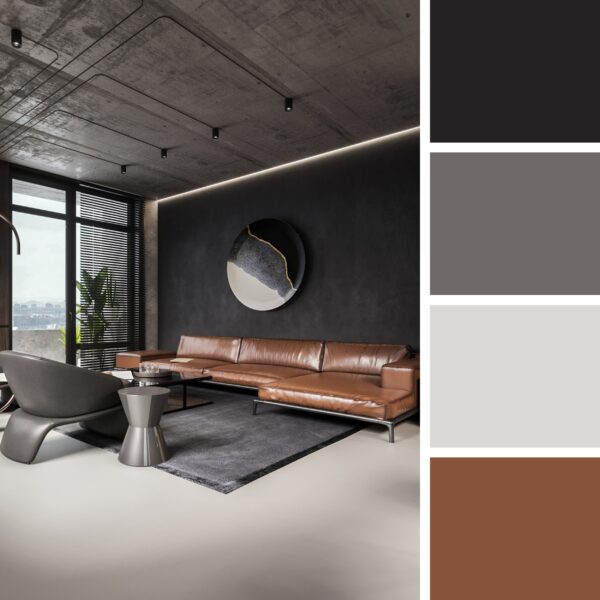 Loft Style Apartment Design – Living Room
