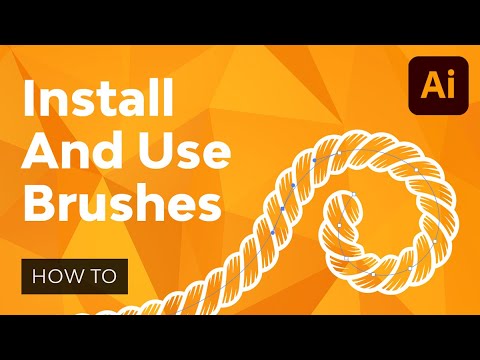 How To Install And Use Brushes In Adobe Illustrator - Dezign Ark