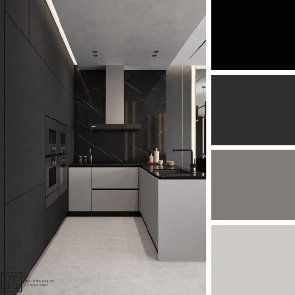 DE&DE Apartment with Soft Accents – Kitchen