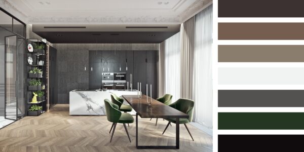 Tol’ko / “Privilege” Luxurious Apartment – Dining Room