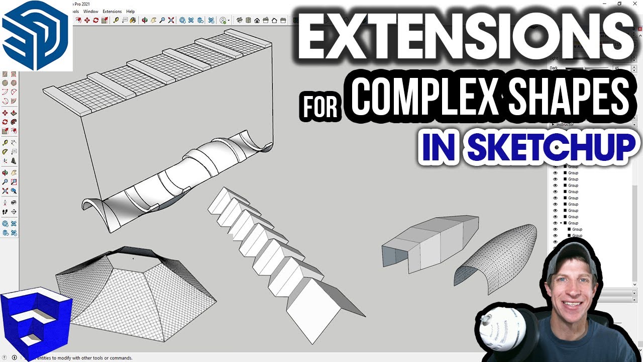 The 10 BEST EXTENSIONS for Complex Shape Modeling in SketchUp in 2021