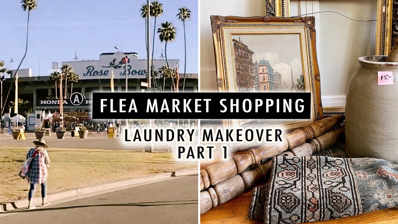 FLEA MARKET SHOPPING (Laundry Room Makeover PART 1) XO, MaCenna