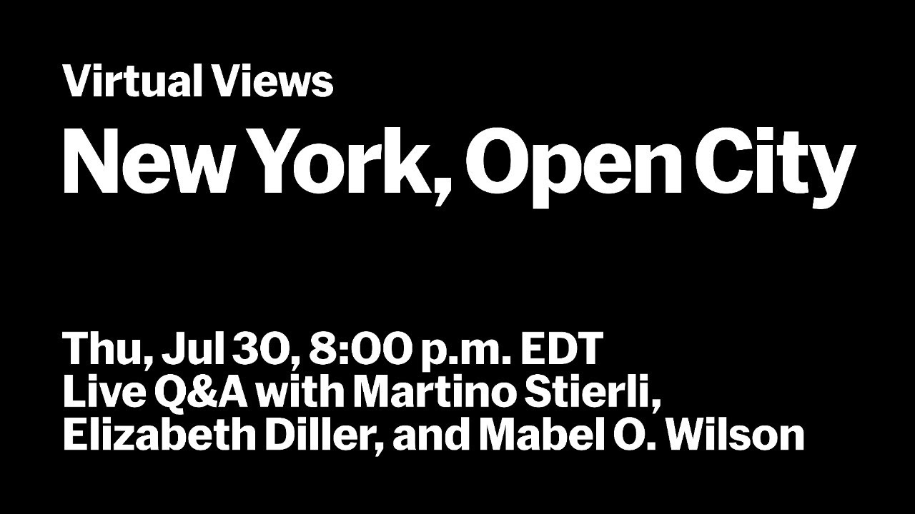 New York, Open City Live Q&A with Liz Diller, Mabel O. Wilson, and