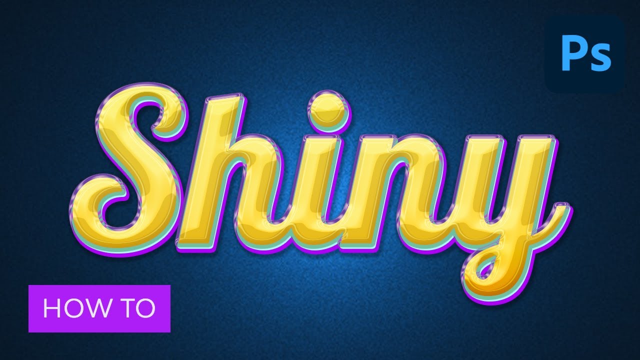 Create A Shiny Text Effect In Photoshop - Dezign Ark