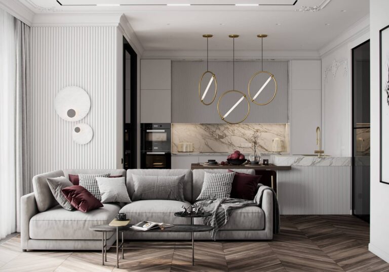 Apartment in Moscow ZHK "Discovery" - Dezign Ark