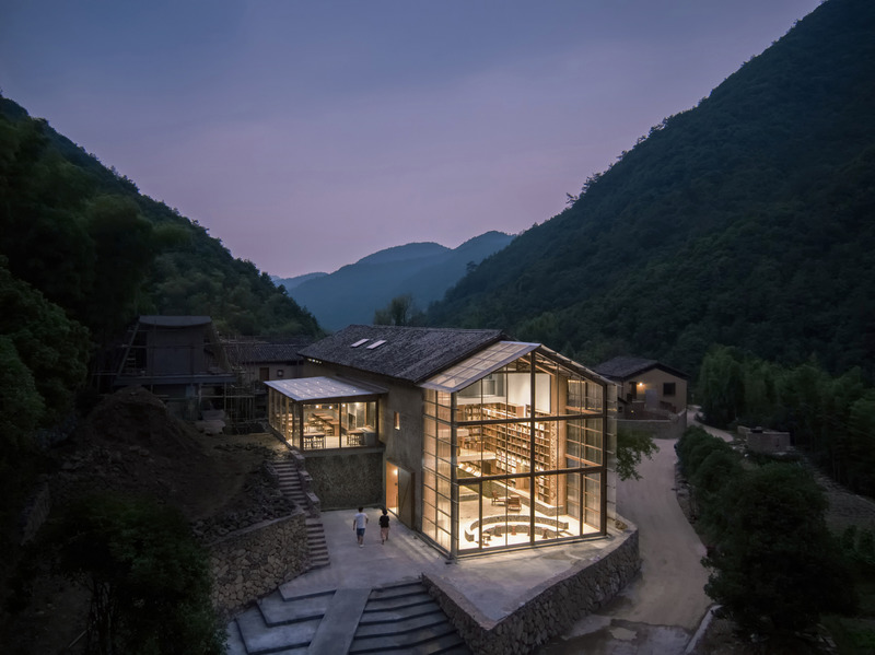 Press kit | 1071-07 - Press release | Architizer Announces 8th Annual A+Awards Winners - Architizer - Competition - Capsule Hotel in a Rural Library by Atelier TAO+C - Photo credit: photo credit: Su Sheng Liang