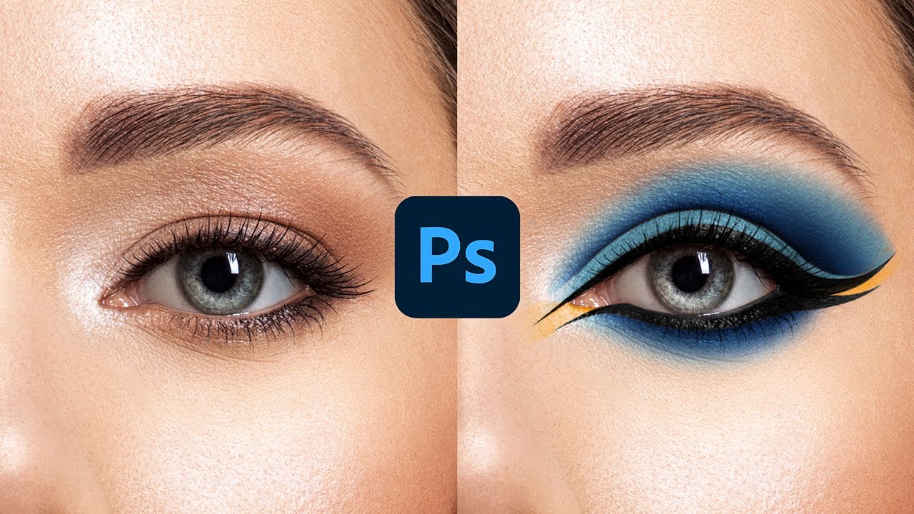 How To Apply Beautiful Eye Makeup In Photoshop Dezign Ark