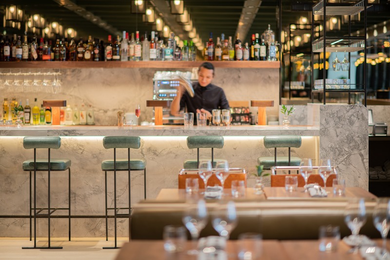 Press kit | 1301-02 - Press release | Le Boulevardier Restaurant & Fâneur Bar Lounge at Le Germain Hotel Montreal - Atelier Zébulon Perron - Commercial Interior Design - Le Boulevardier / Bar - Photo credit: David Boyer