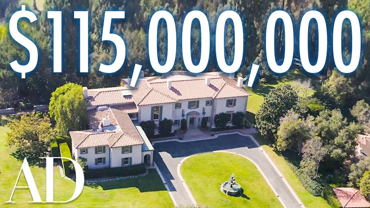 Inside A $115M Estate Once Owned By Hollywood Legends | On The Market | Architectural Digest