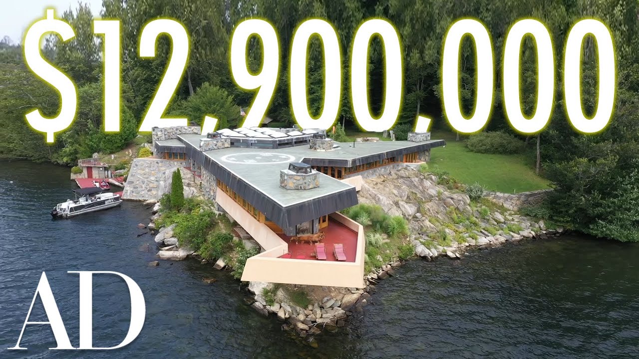 Inside a $13M Island Mansion with a Helicopter Landing Pad | On the Market | Architectural Digest