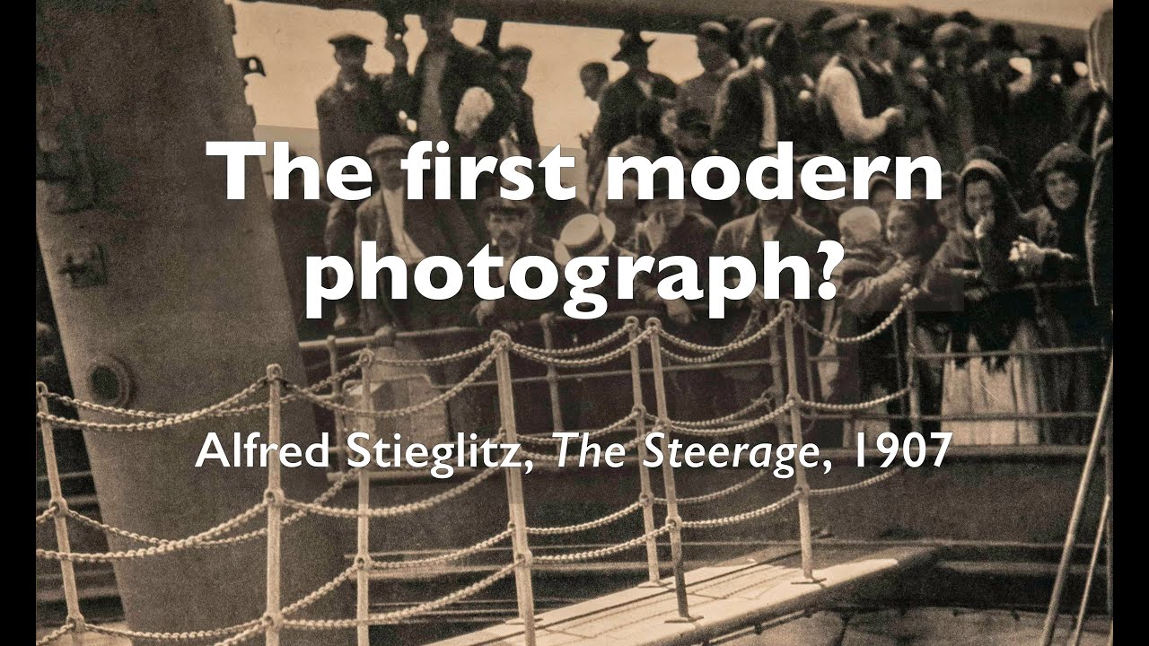 The first modern photograph? Alfred Stieglitz, The Steerage Dezign Ark
