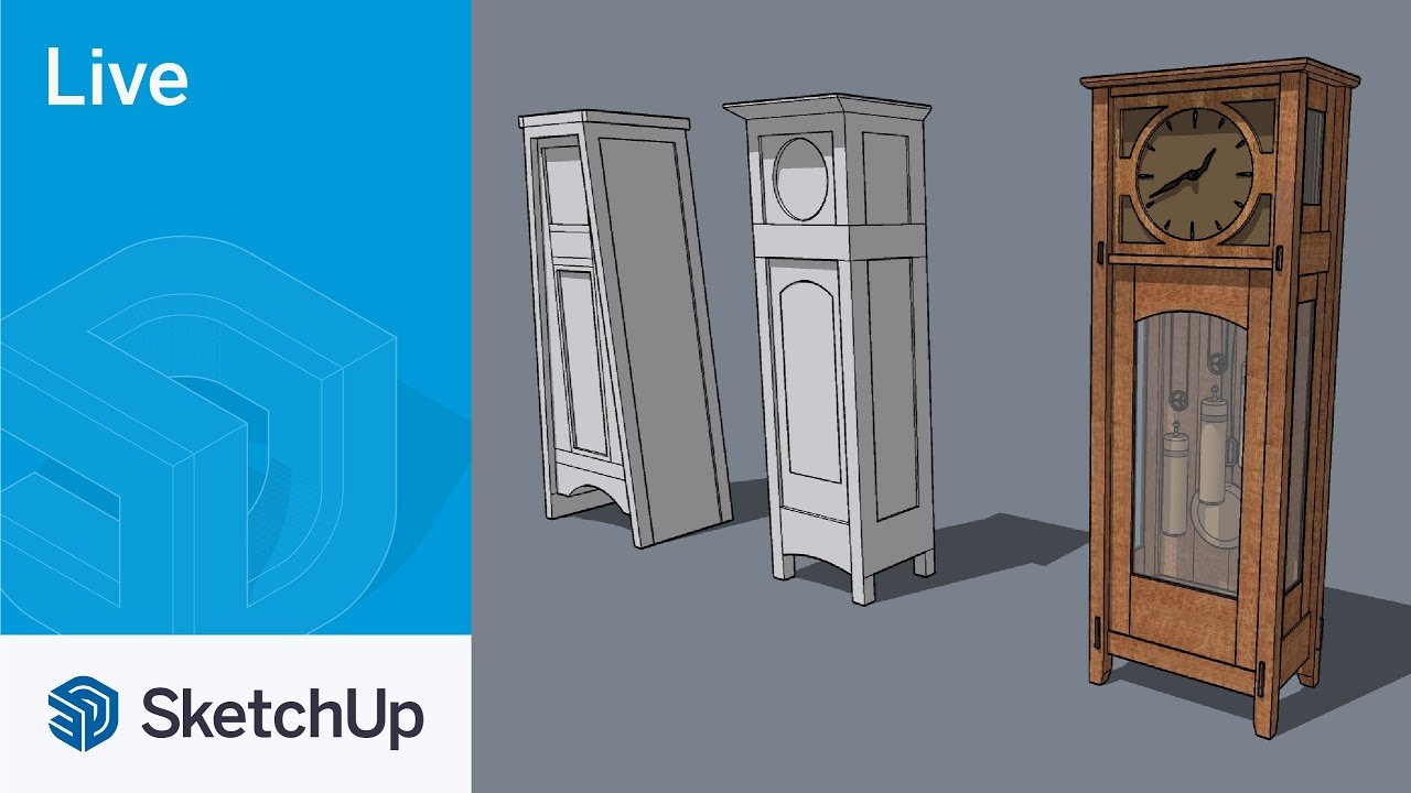 Modeling a Grandfather Clock Live with Tyson! Dezign Ark