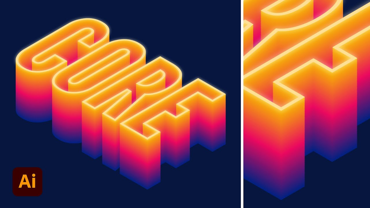 3d Isometric Text Effect In Adobe Illustrator – NBKomputer