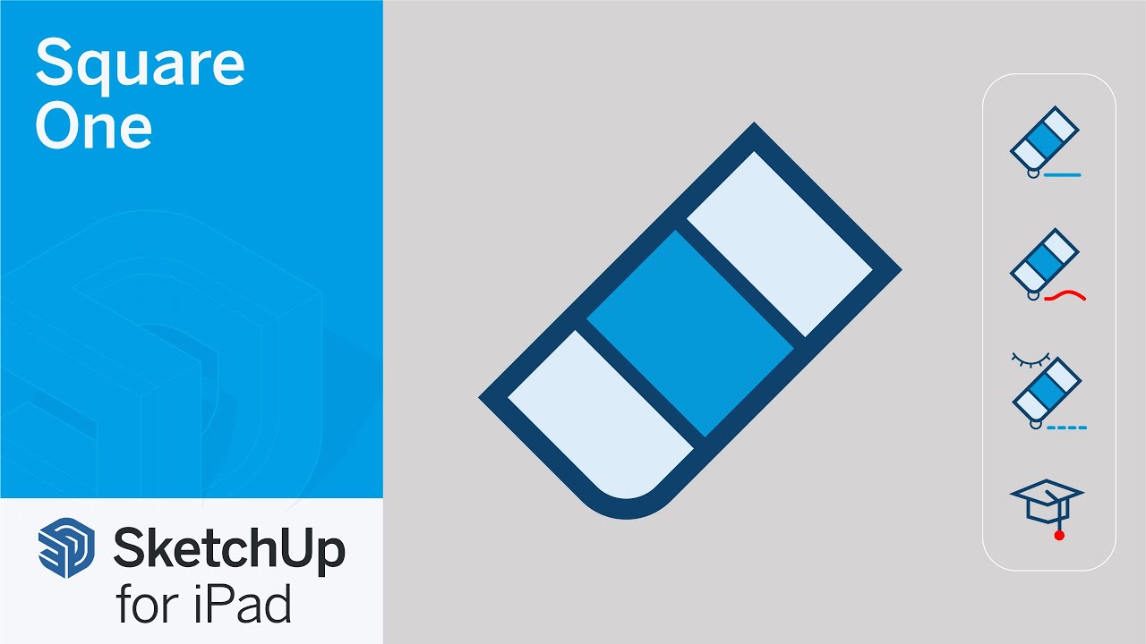 Eraser SketchUp for iPad Square One Dezign Ark