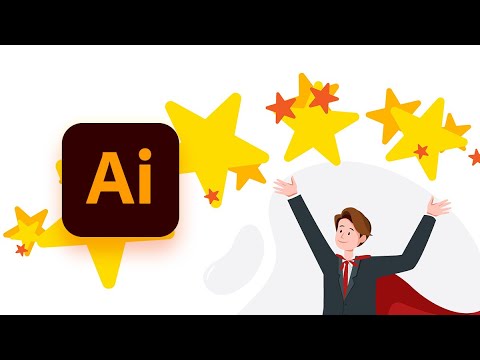 How To Draw Stars In Illustrator Dezign Ark