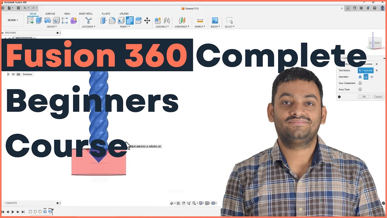 Fusion 360 Complete Beginner Tutorial Step By Step Dezign Ark