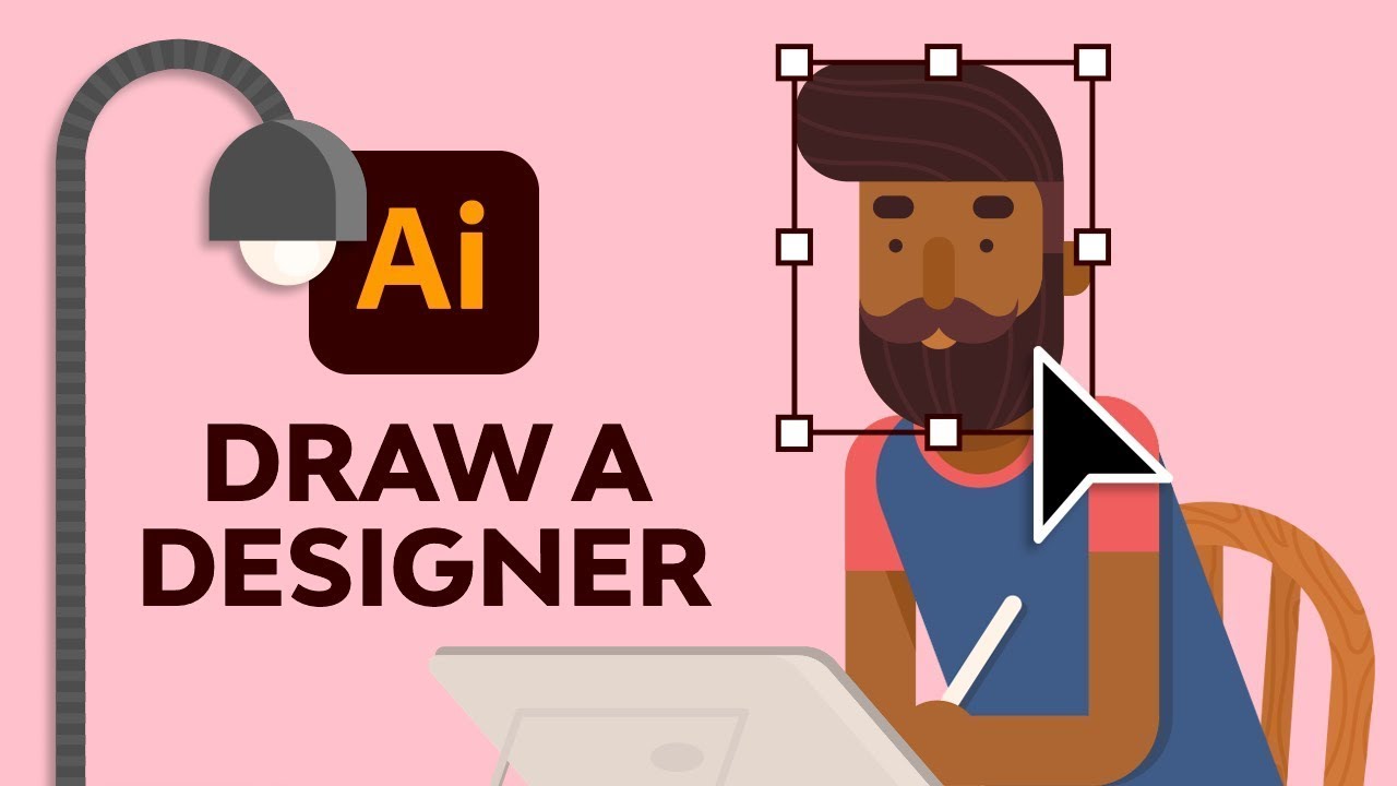 How To Draw A Flat Designer Character In Adobe Illustrator Dezign Ark